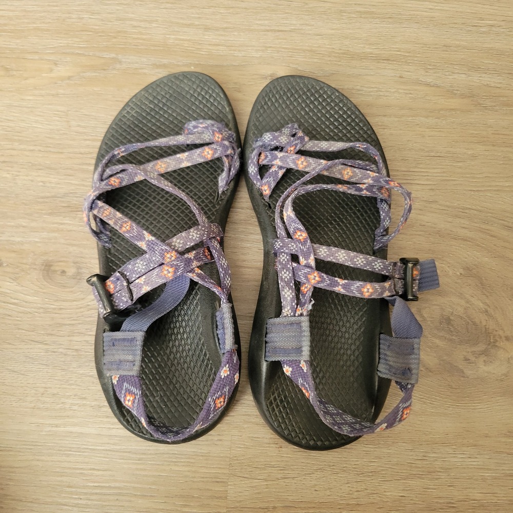 Chaco Sandals Women 7 Purple Z2 Classic Double Strap Toe Loop Hiking Sport 74